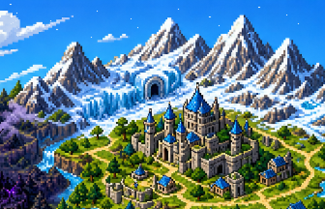 Crown of Winter region of the world map
